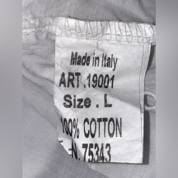 Valentina Naldi Eyelet Lace Peasant Blouse Feminine Women L Dainty Flowy Boho - Picture 5 of 5